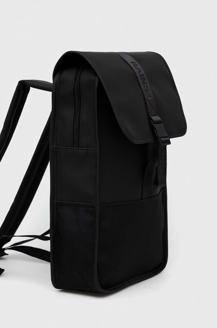 Rains Раница 13780 Trail Backpack Mini в черно голям размер с изчистен дизайн - Pepit.bg