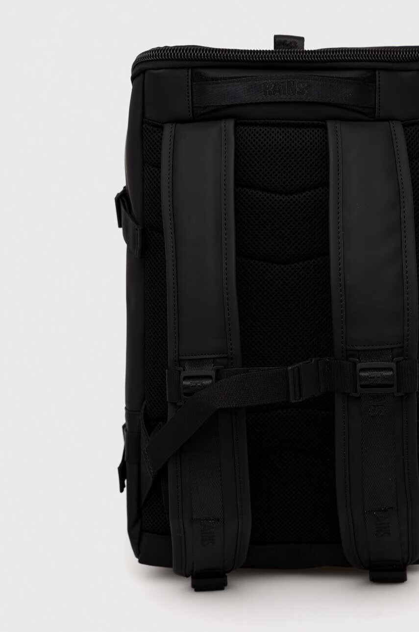 Rains Раница 13800 Trail Cargo Backpack в черно голям размер с изчистен дизайн - Pepit.bg