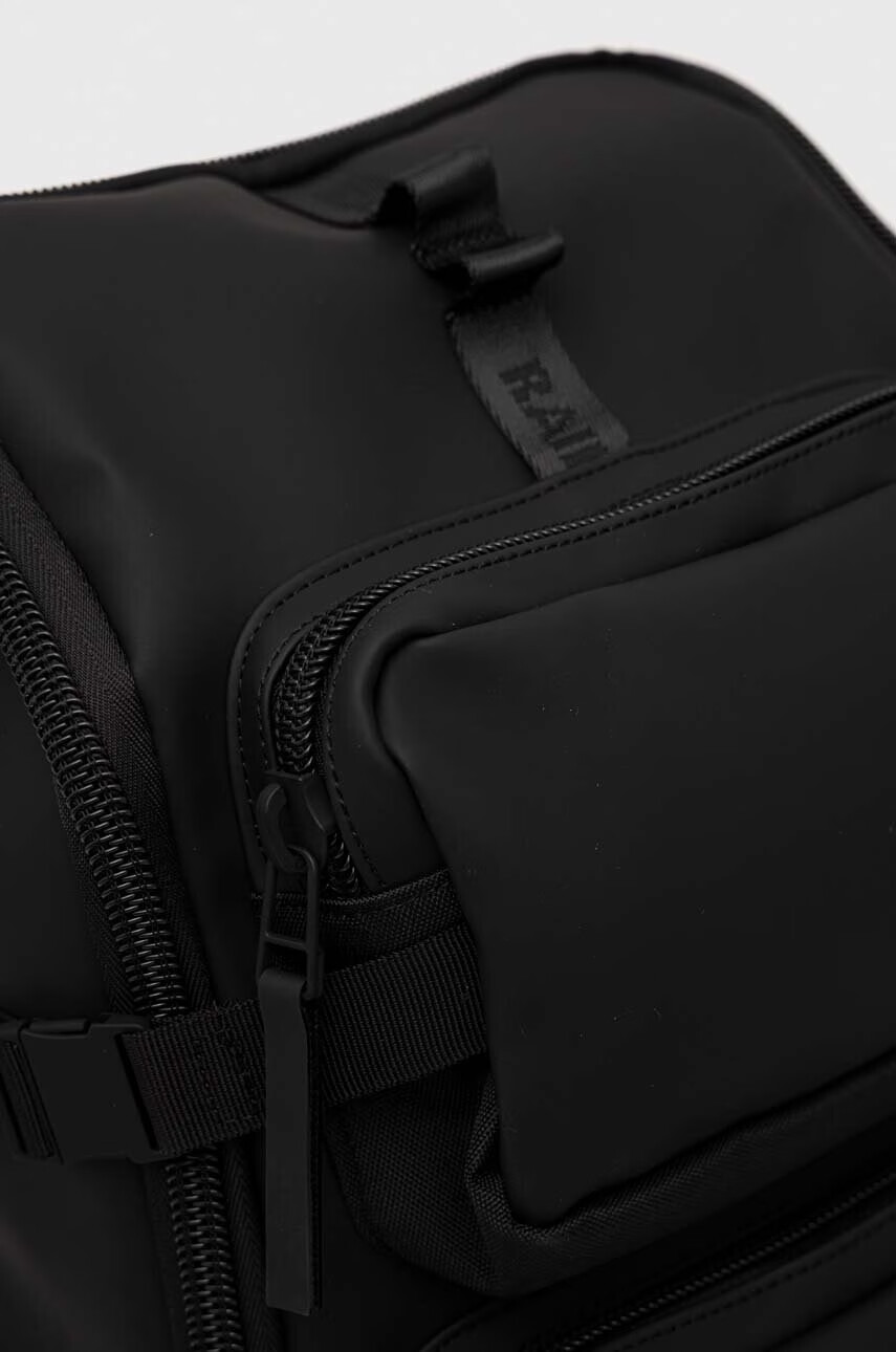 Rains Раница 13800 Trail Cargo Backpack в черно голям размер с изчистен дизайн - Pepit.bg