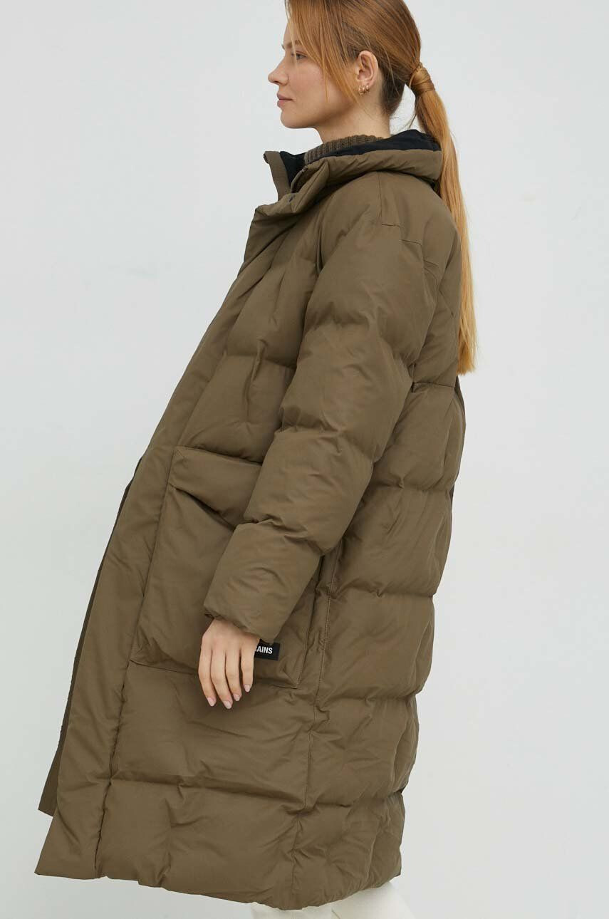 Rains Яке 15020 block puffer coat - Pepit.bg