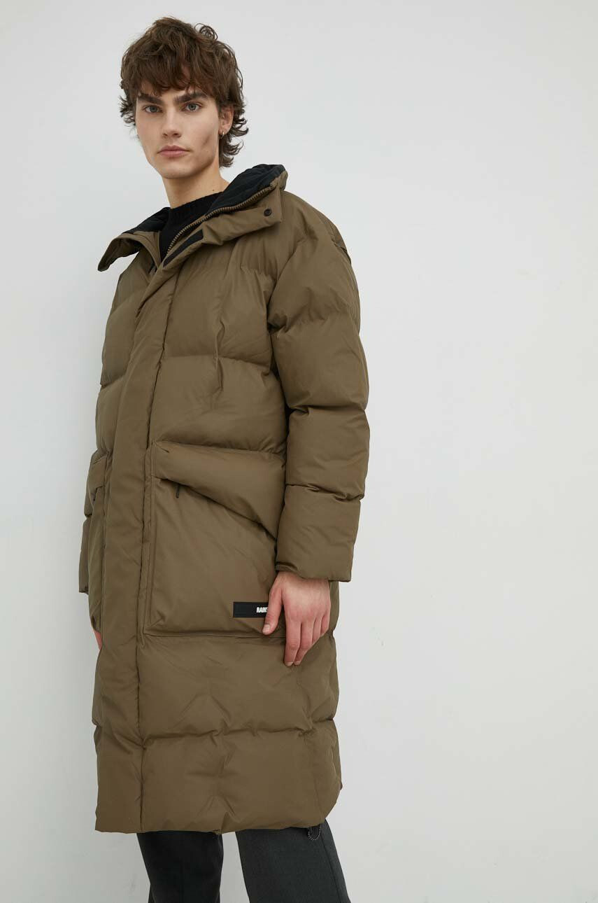 Rains Яке 15020 block puffer coat - Pepit.bg