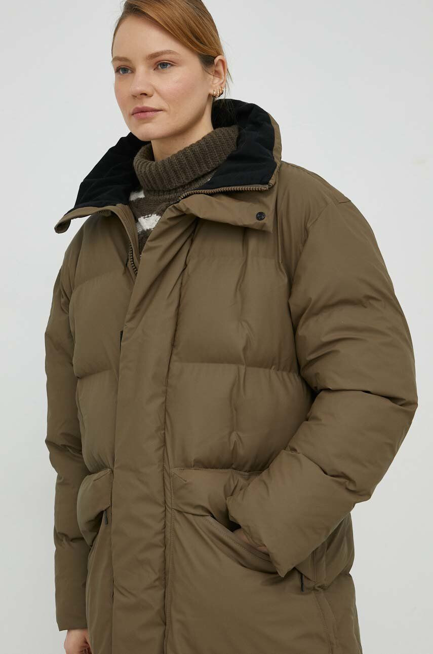 Rains Яке 15020 block puffer coat - Pepit.bg