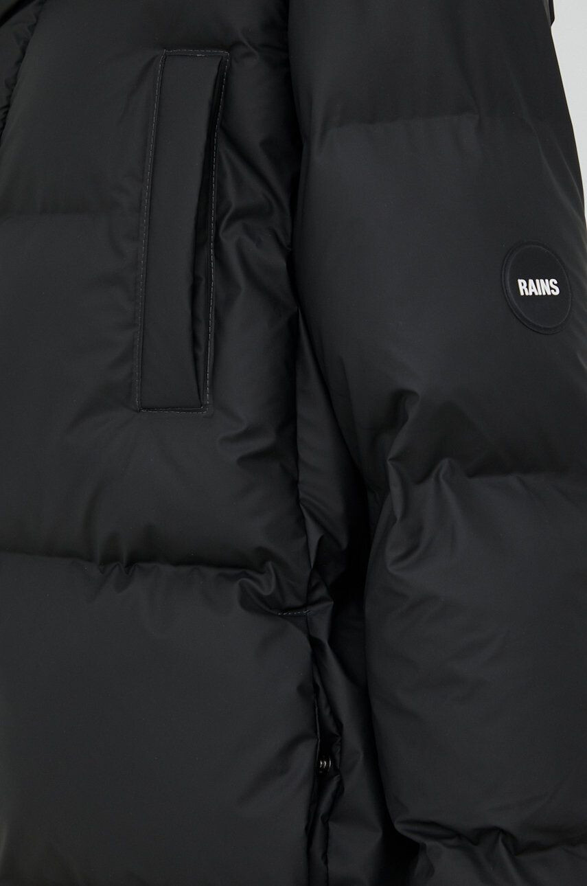 Rains Яке 15040 Boxy Puffer Parka в черно със зимна изолация - Pepit.bg