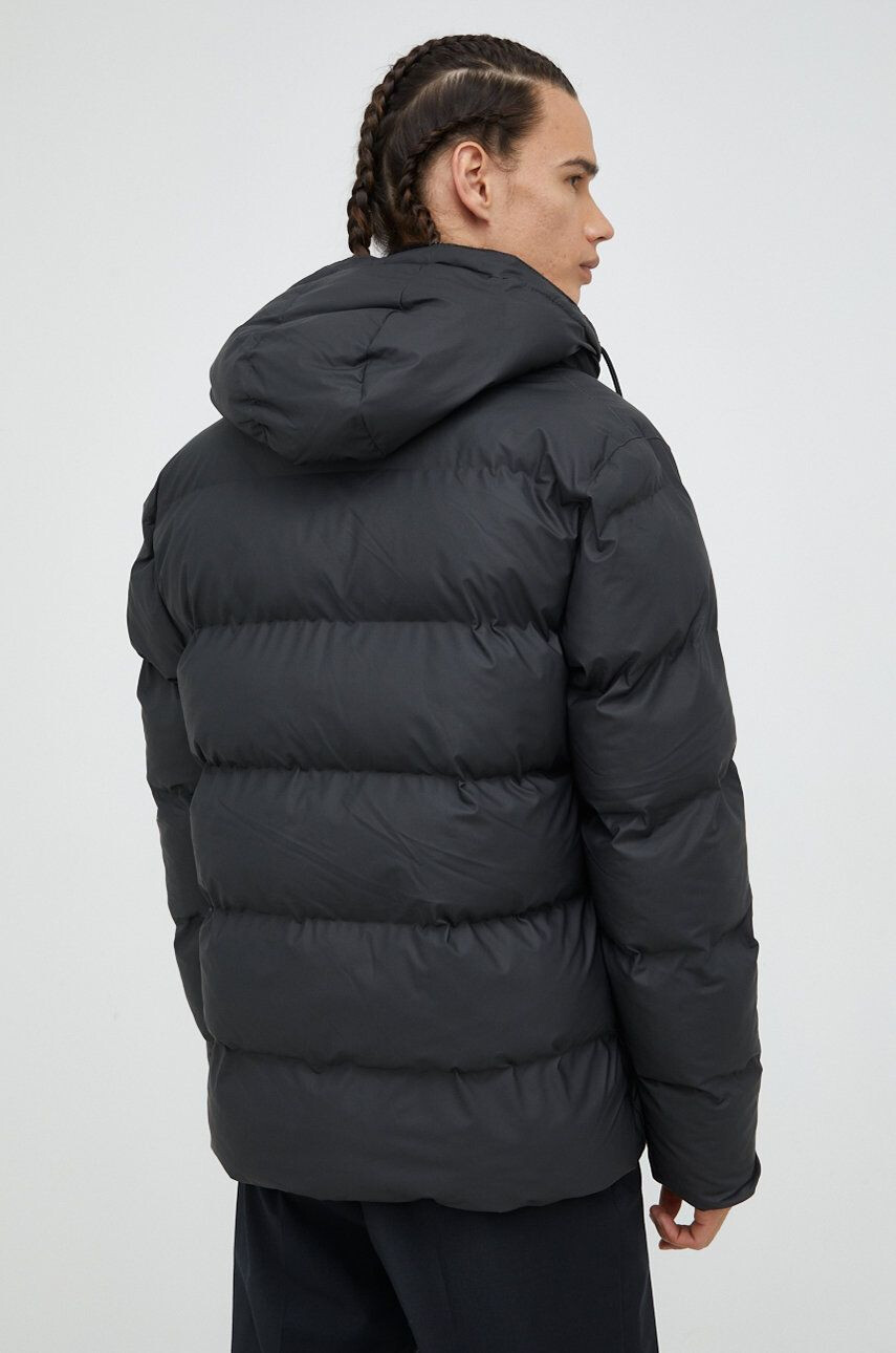 Rains Яке 15500 Long Padded Nylon W Coat в кафяво с преходна изолация - Pepit.bg