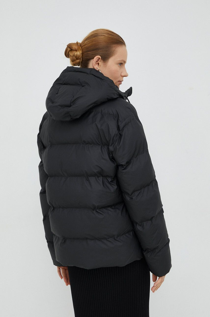 Rains Яке 15500 Long Padded Nylon W Coat в кафяво с преходна изолация - Pepit.bg