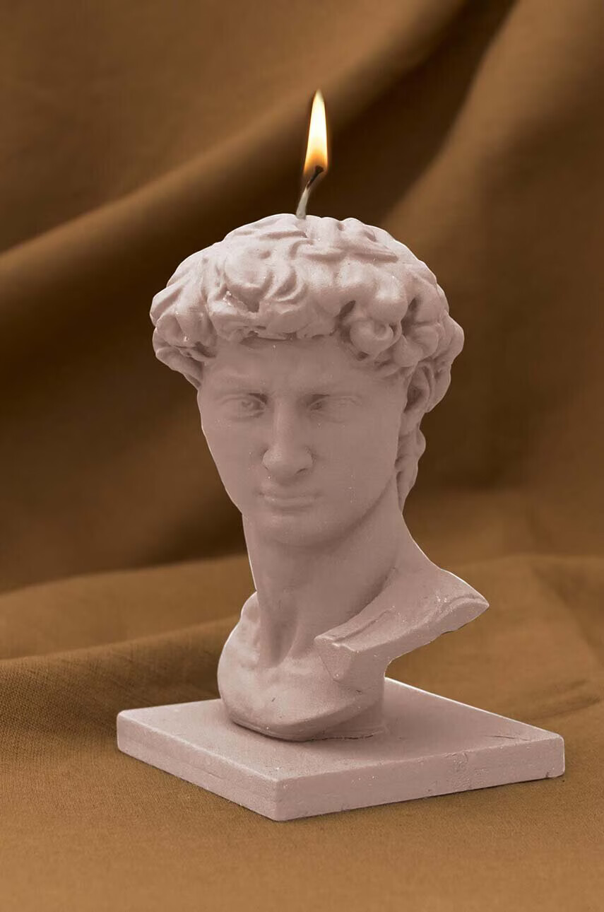 Really Nice Things Декоративна свещ David Candle - Pepit.bg