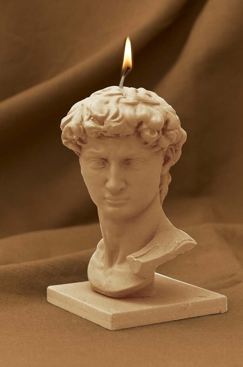 Really Nice Things Декоративна свещ David Candle - Pepit.bg