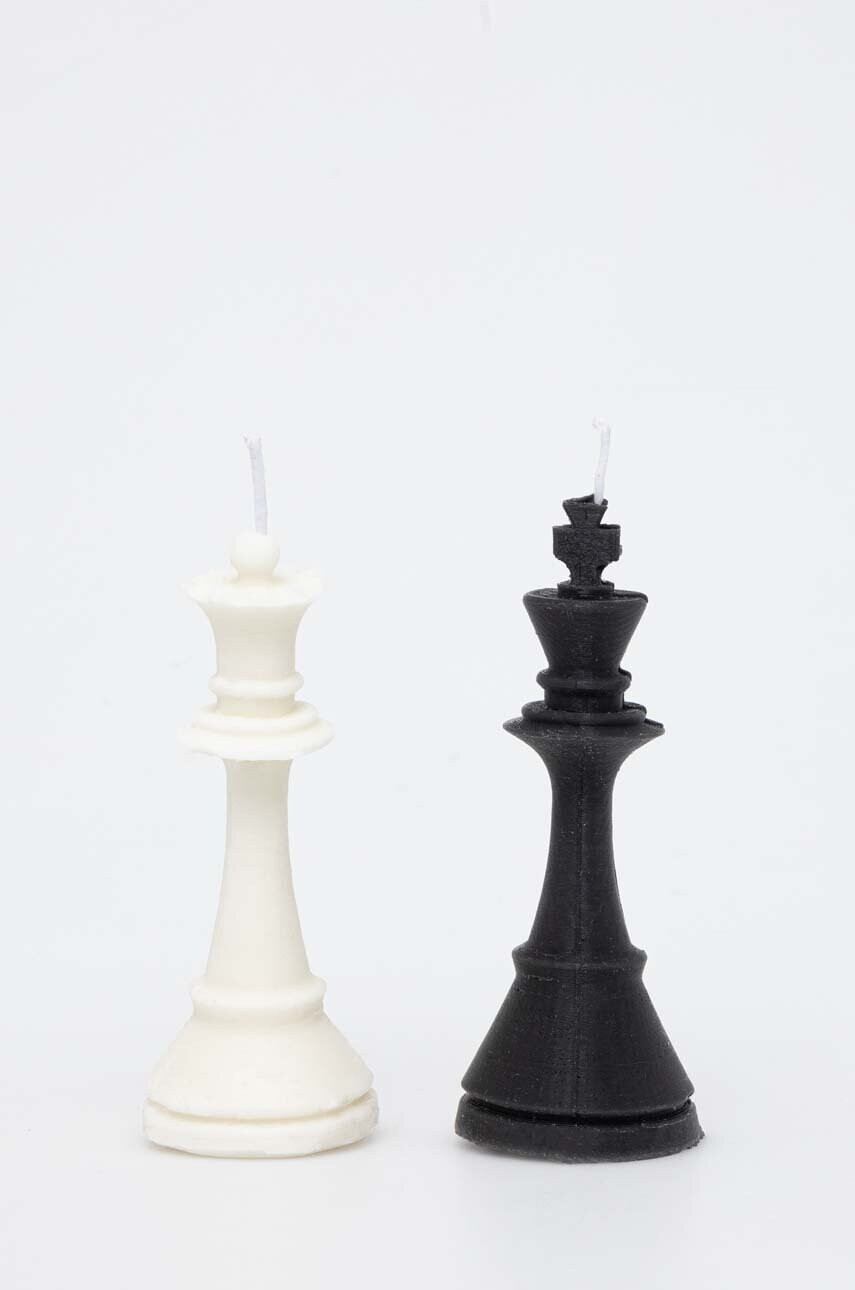 Really Nice Things Комплект свещи Chess Shaped (2 броя) - Pepit.bg