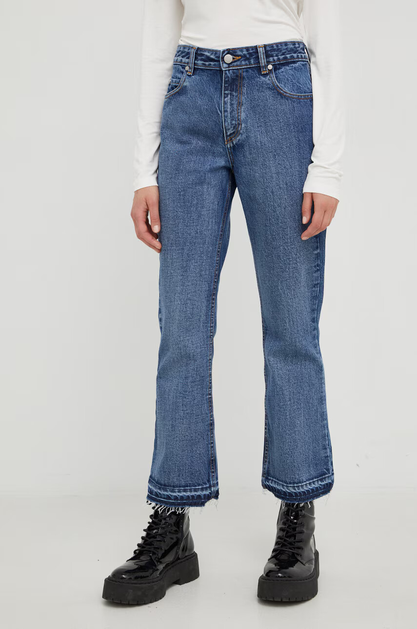 Red Valentino Дънки в с висока талия - Pepit.bg