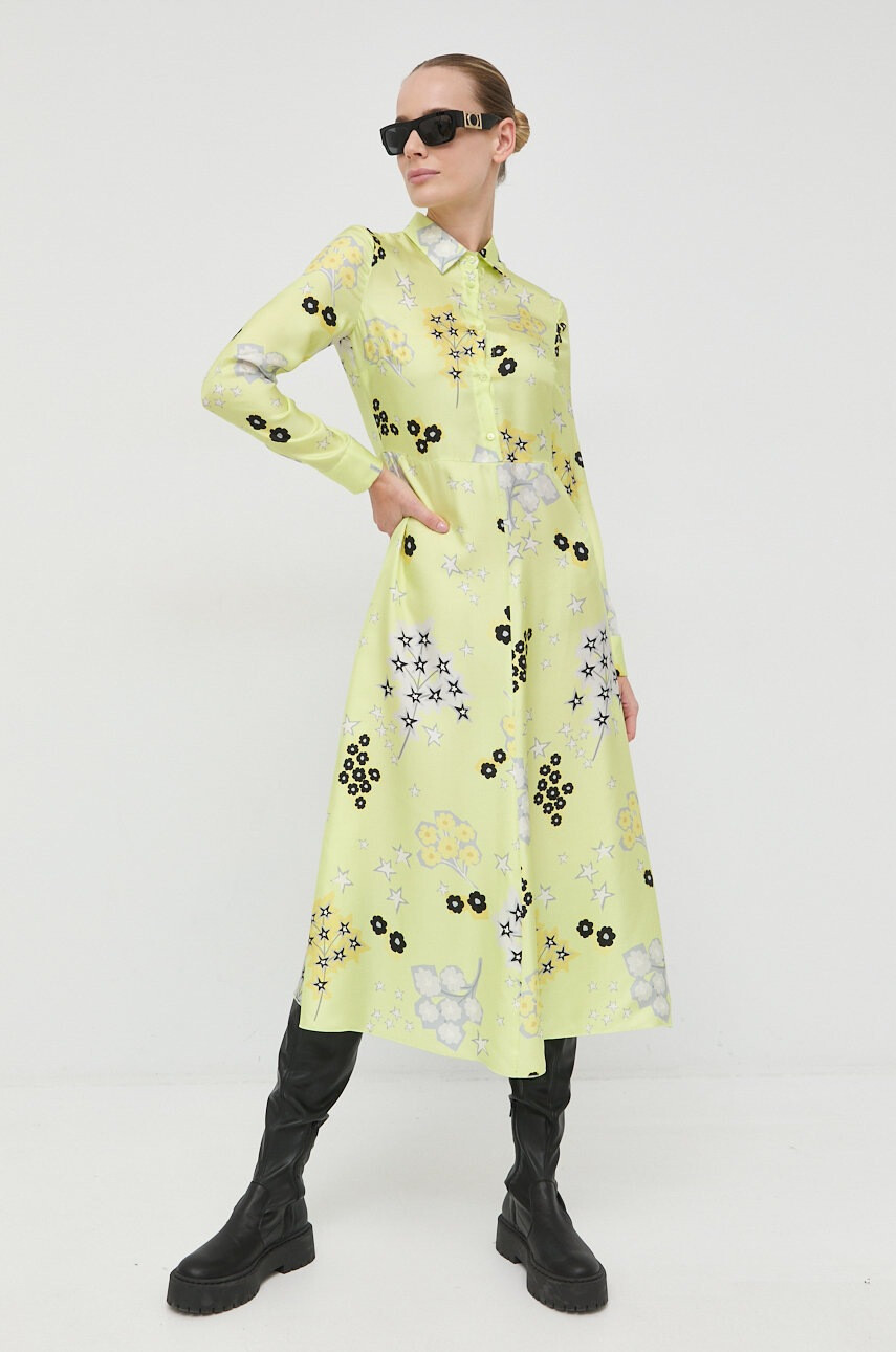 Red Valentino Копринена рокля - Pepit.bg
