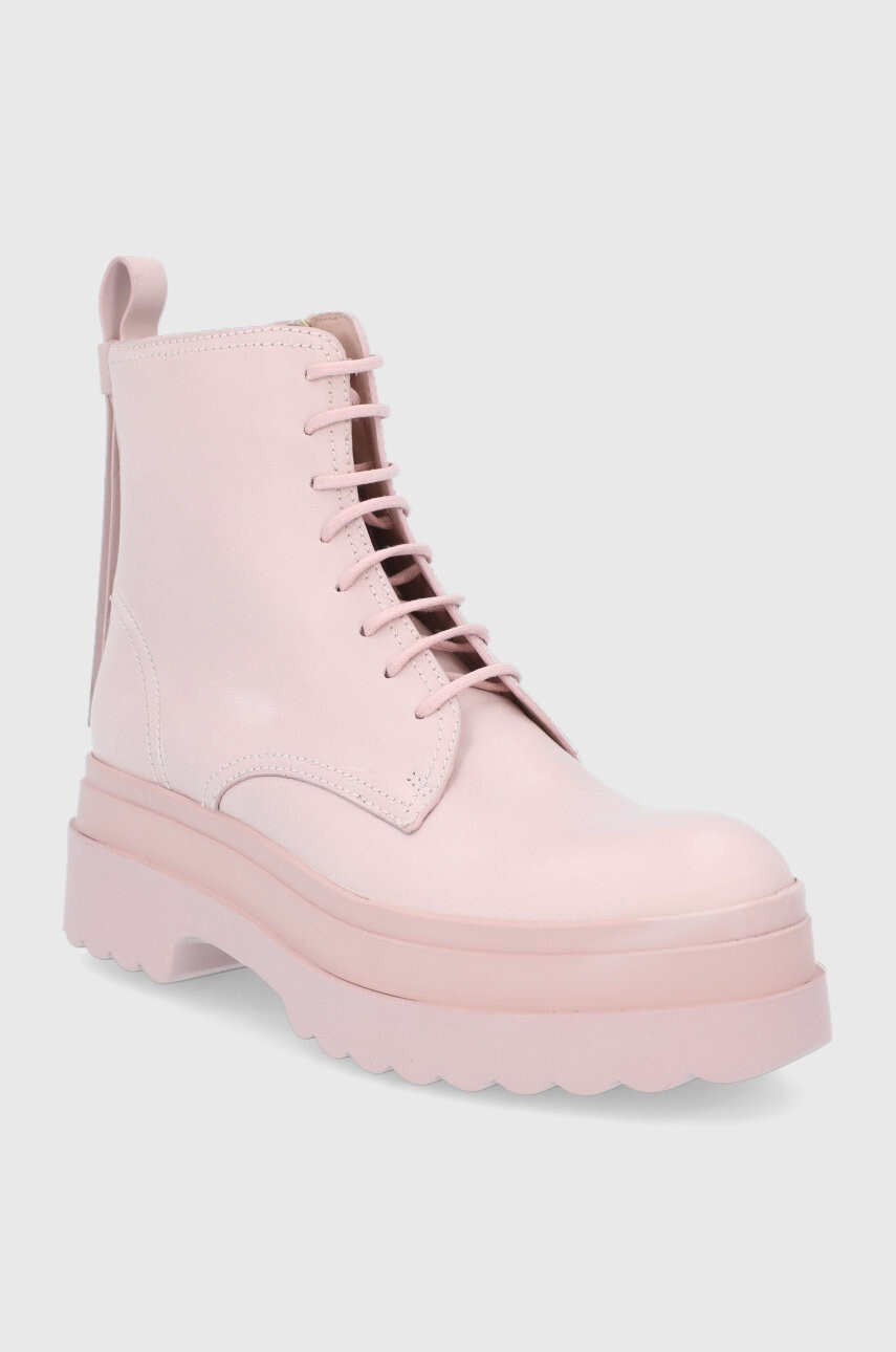 Red Valentino Кожени кубинки - Pepit.bg