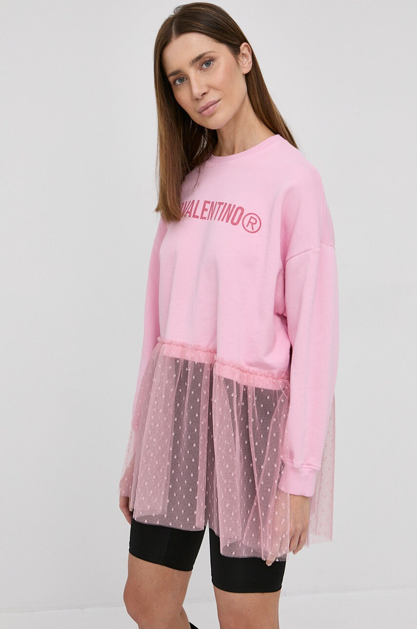 Red Valentino Памучен суичър - Pepit.bg
