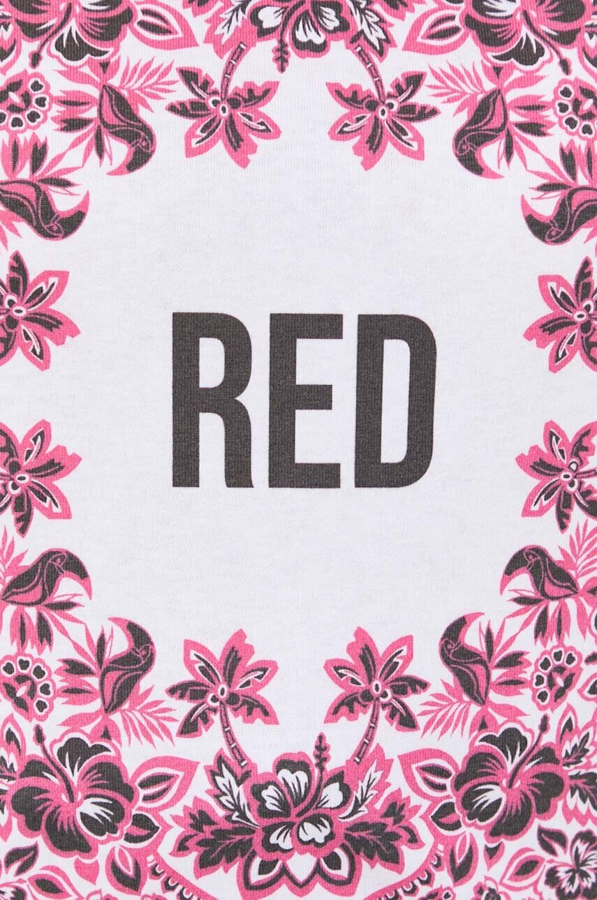 Red Valentino Памучна тениска в бяло - Pepit.bg