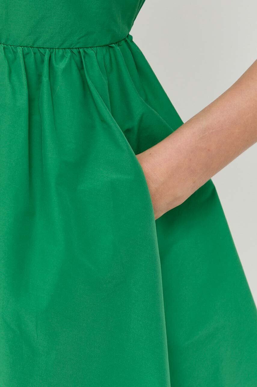 Red Valentino Рокля в зелено къс модел разкроен модел - Pepit.bg