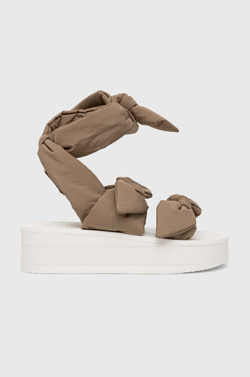 Red Valentino Сандали в зелено с платформа 2Q0S0H03ZGV - Pepit.bg