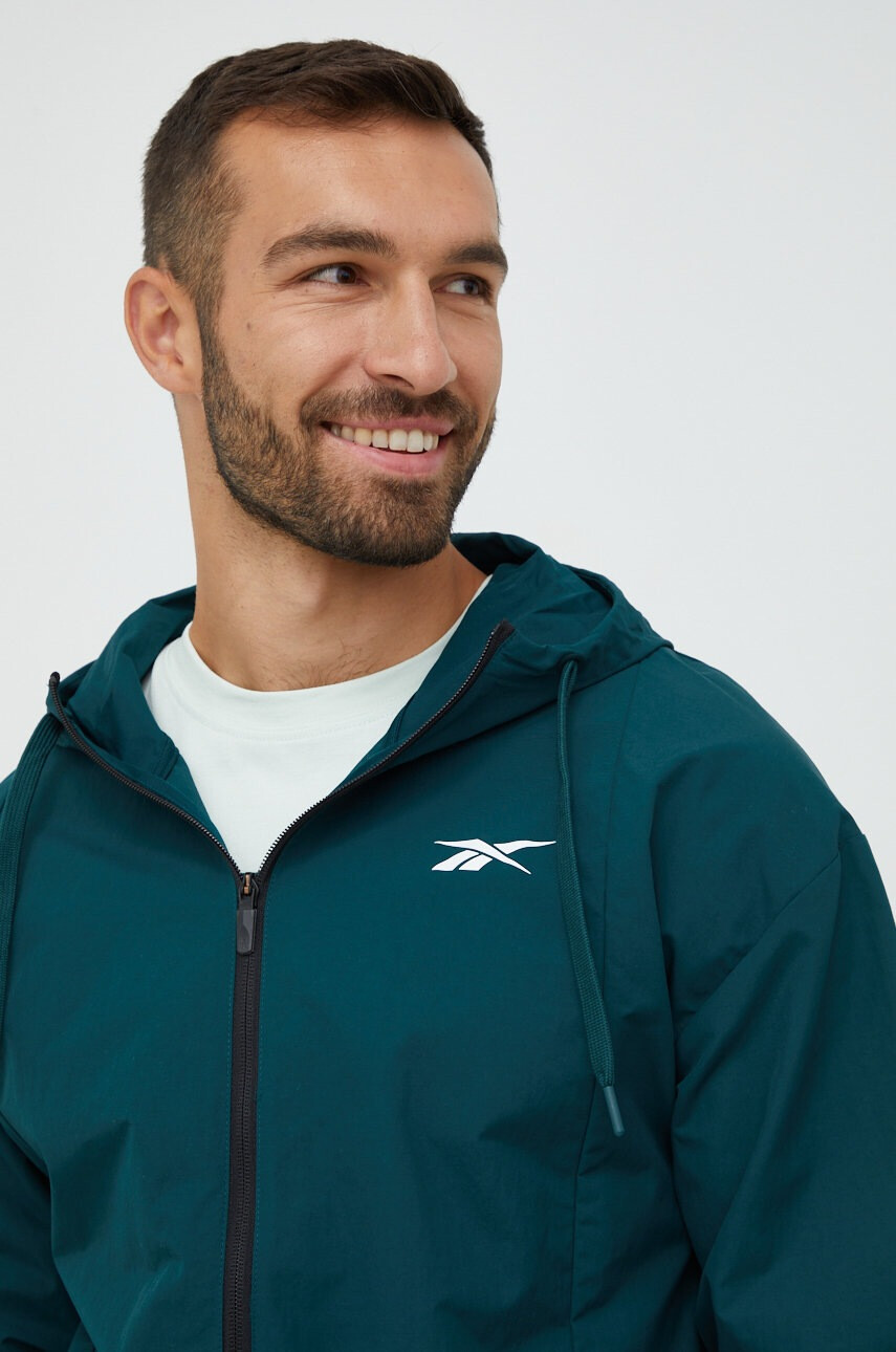Reebok Анцуг мъжки в зелено - Pepit.bg