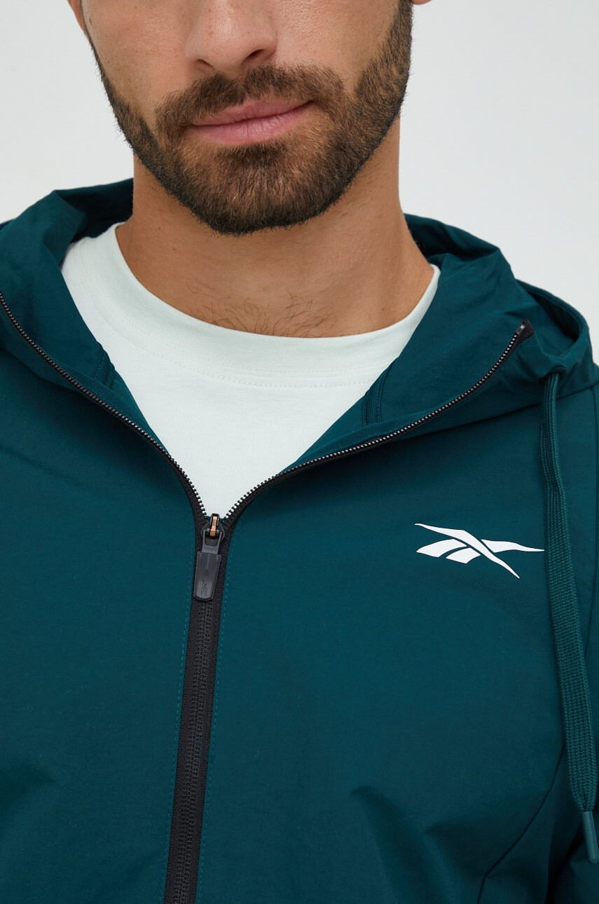 Reebok Анцуг мъжки в зелено - Pepit.bg