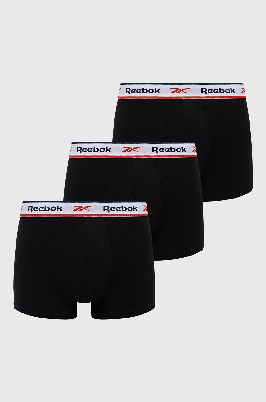 Reebok Боксерки F8337 (3-pack) мъжки в черно - Pepit.bg