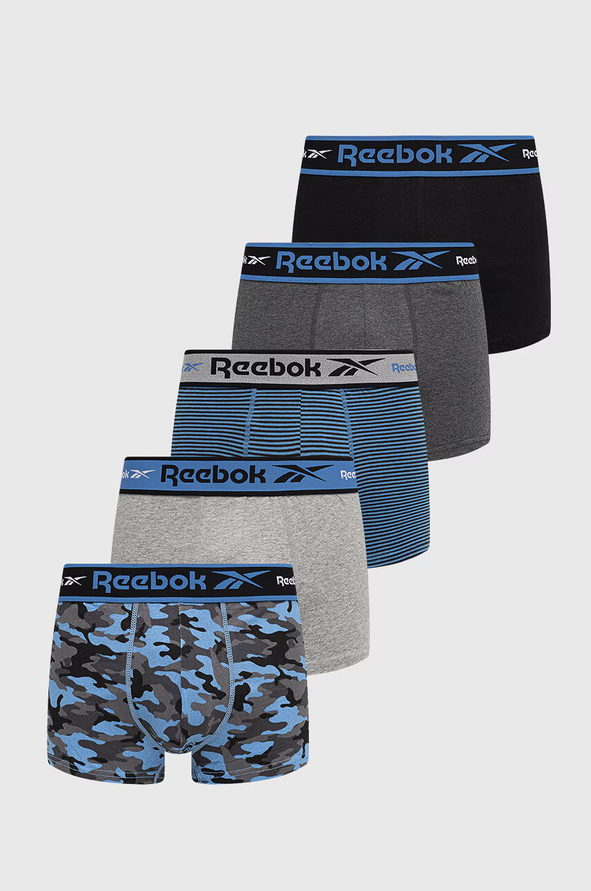 Reebok Боксерки F8386 (5-pack) в черно - Pepit.bg