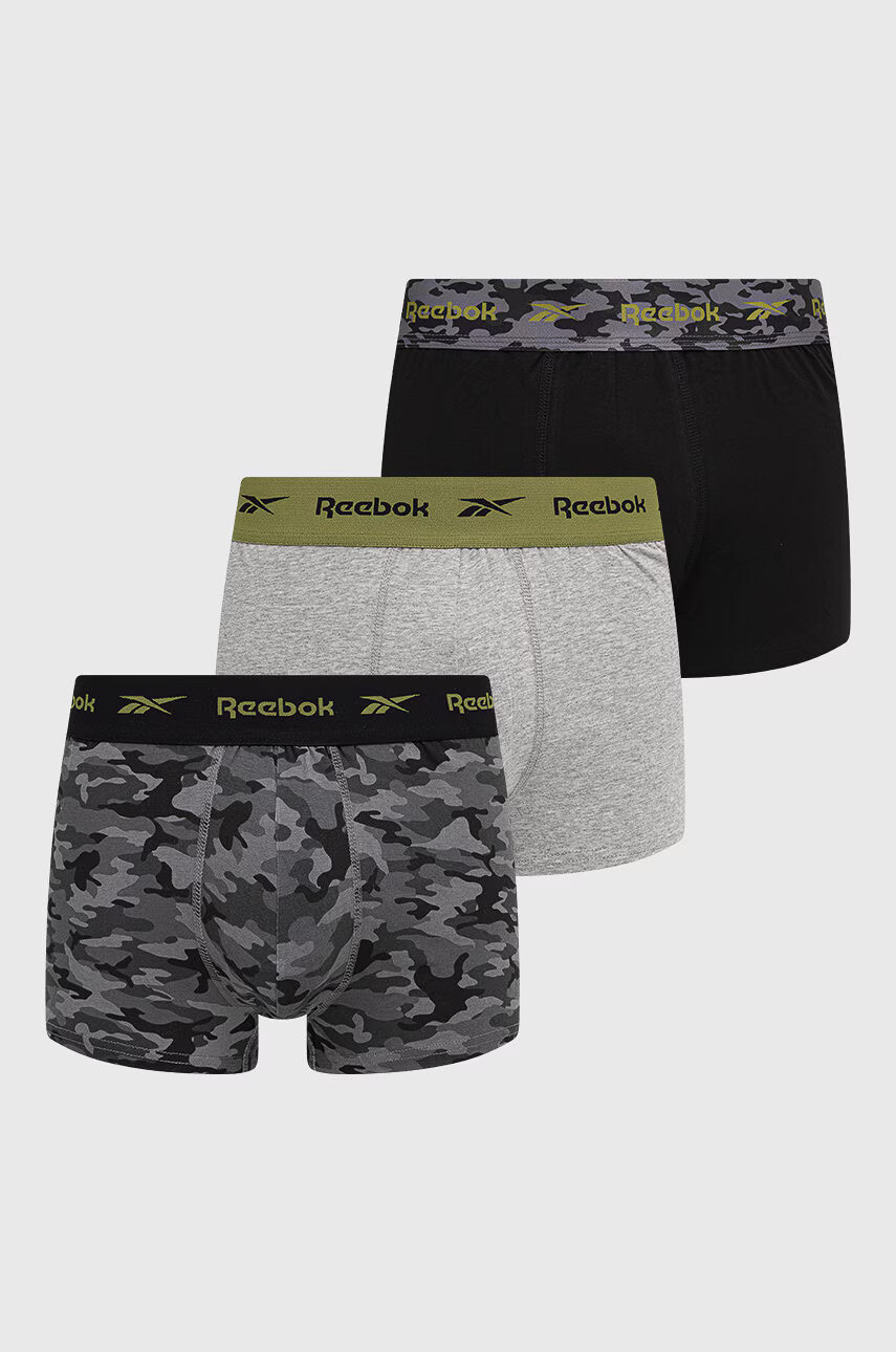 Reebok Боксерки F8401 (3-pack) в черно - Pepit.bg