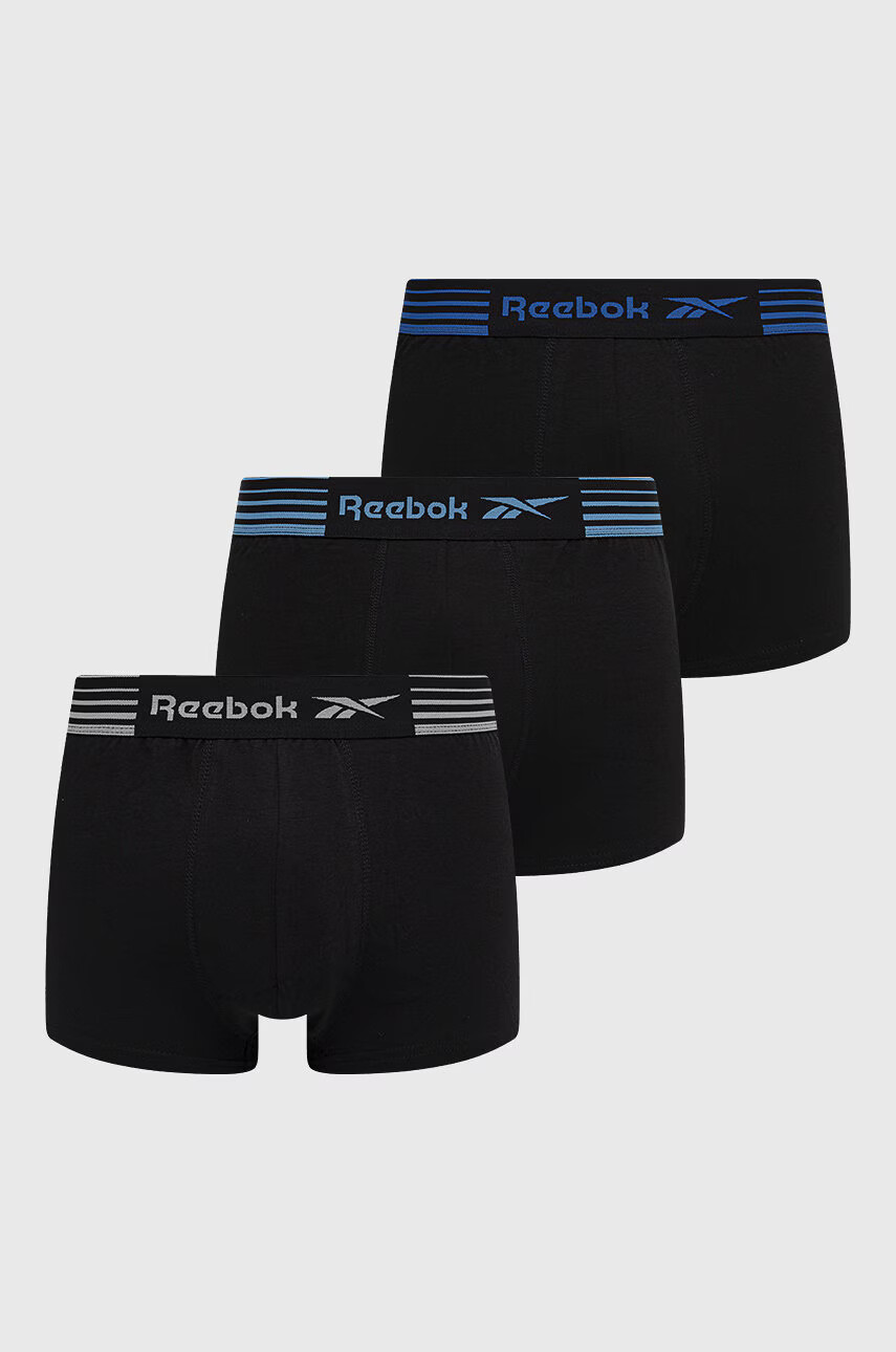 Reebok Боксерки F8404 (3-pack) в черно - Pepit.bg