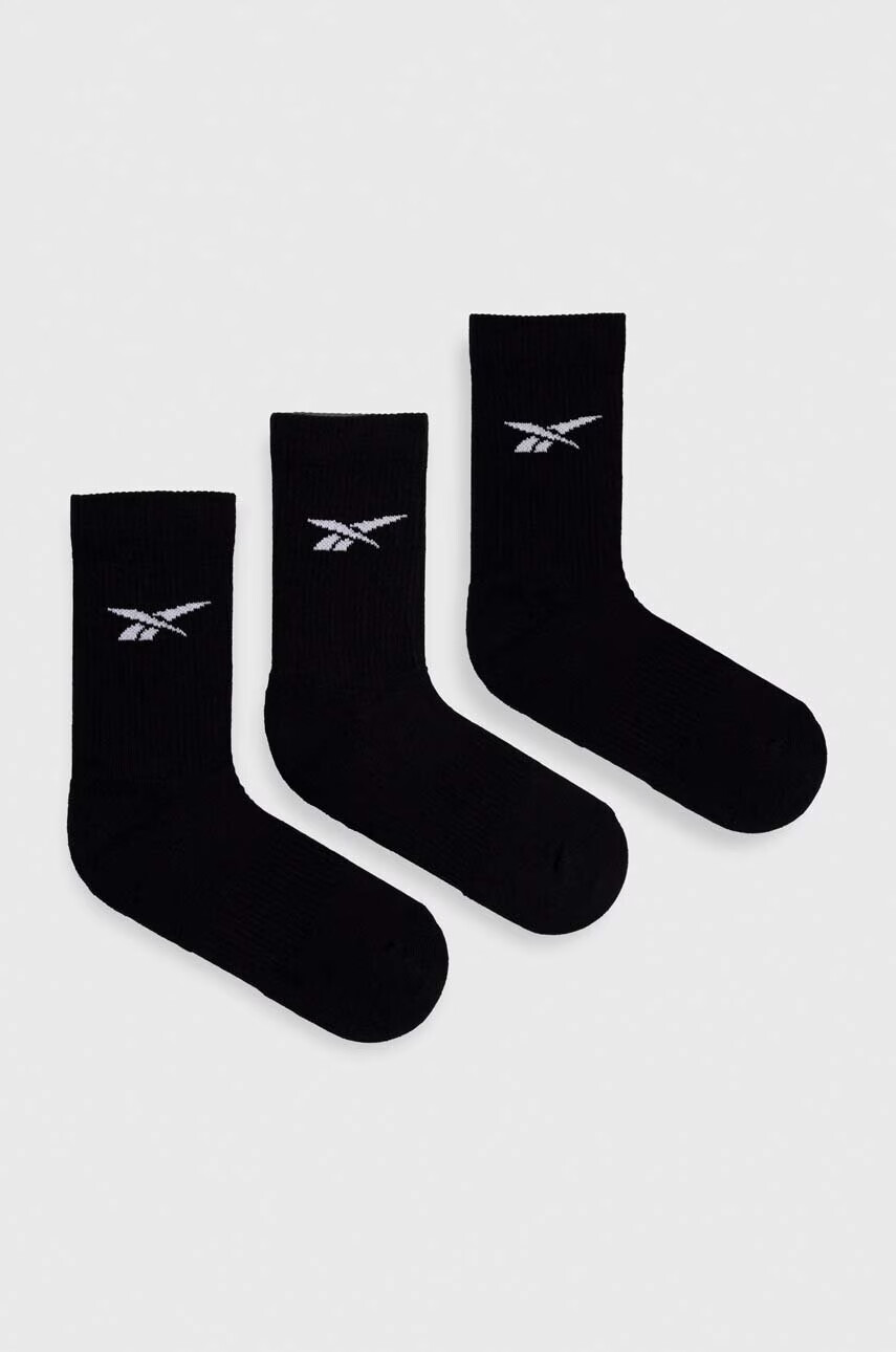 Reebok Classic Чорапи (3 броя) в черно - Pepit.bg