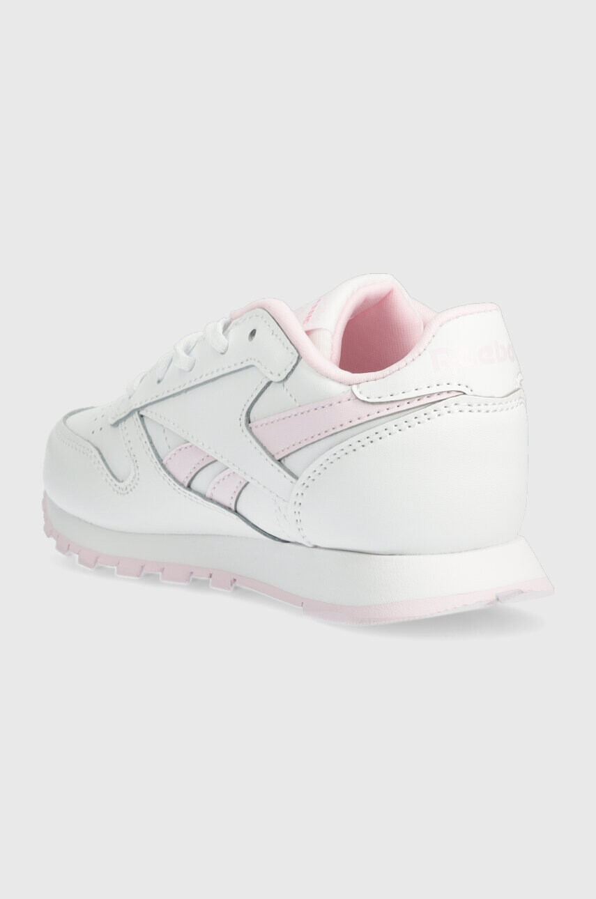Reebok Classic Детски кожени маратонки CLASSIC LEATHER в бяло - Pepit.bg
