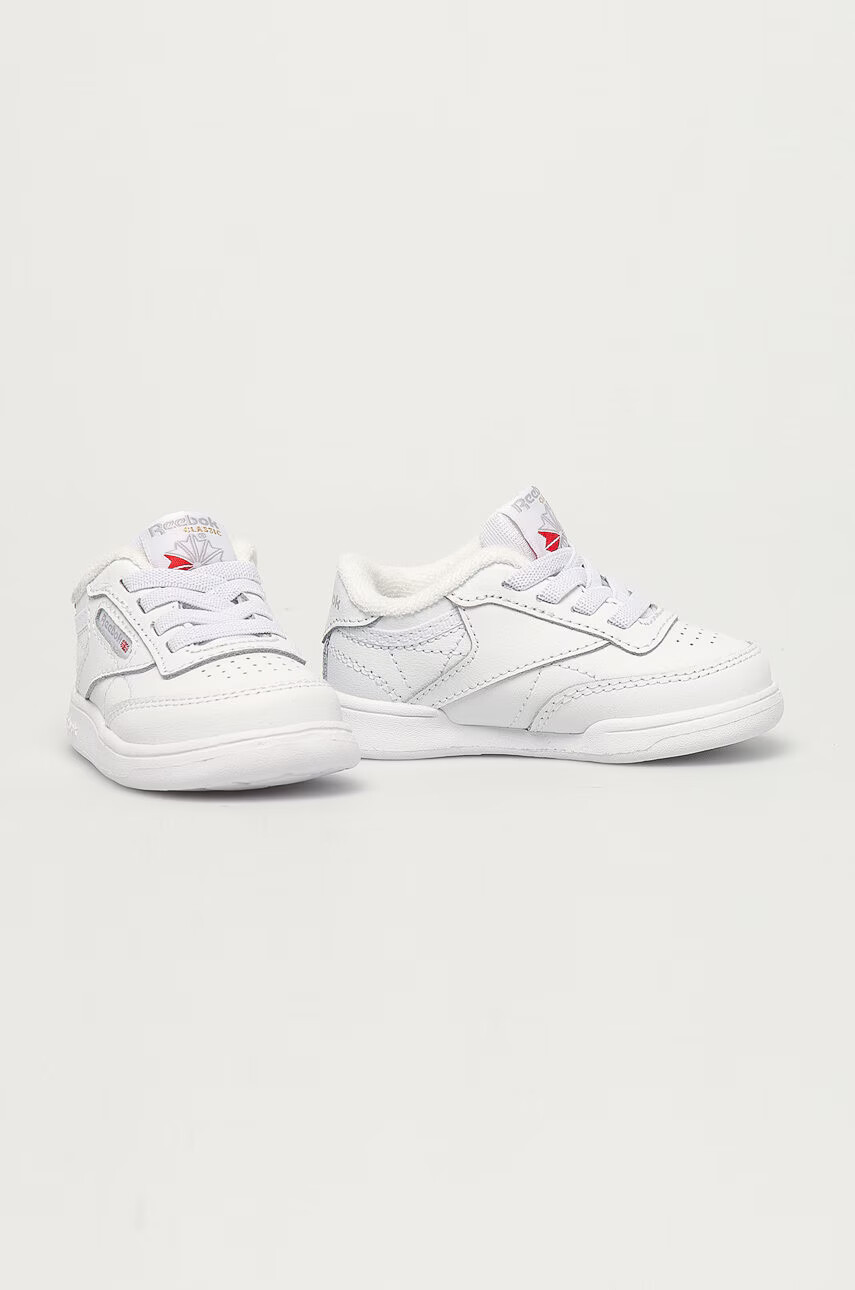 Reebok Classic Детски кожени обувки FZ2095 в бяло - Pepit.bg