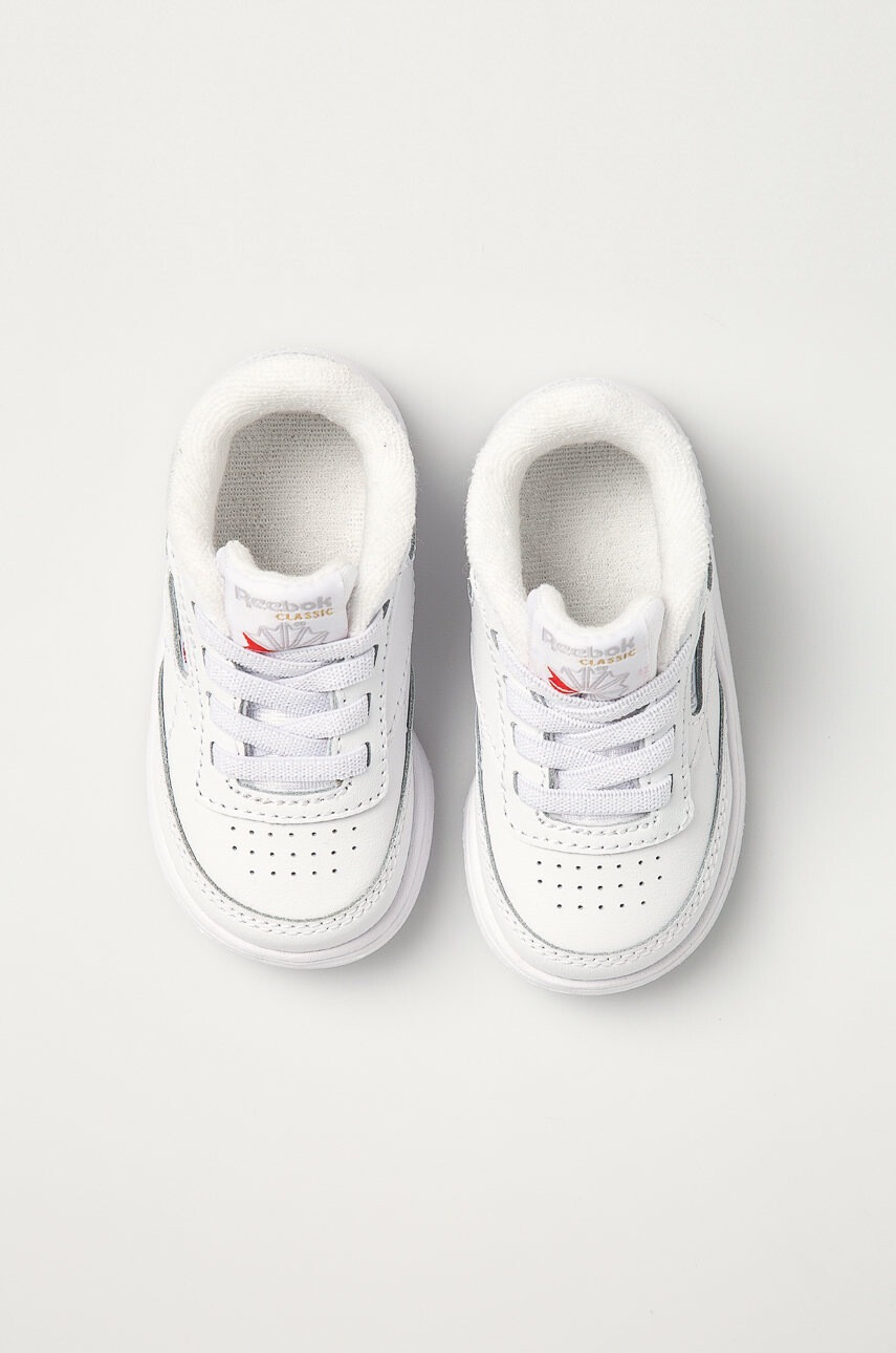 Reebok Classic Детски кожени обувки FZ2095 в бяло - Pepit.bg
