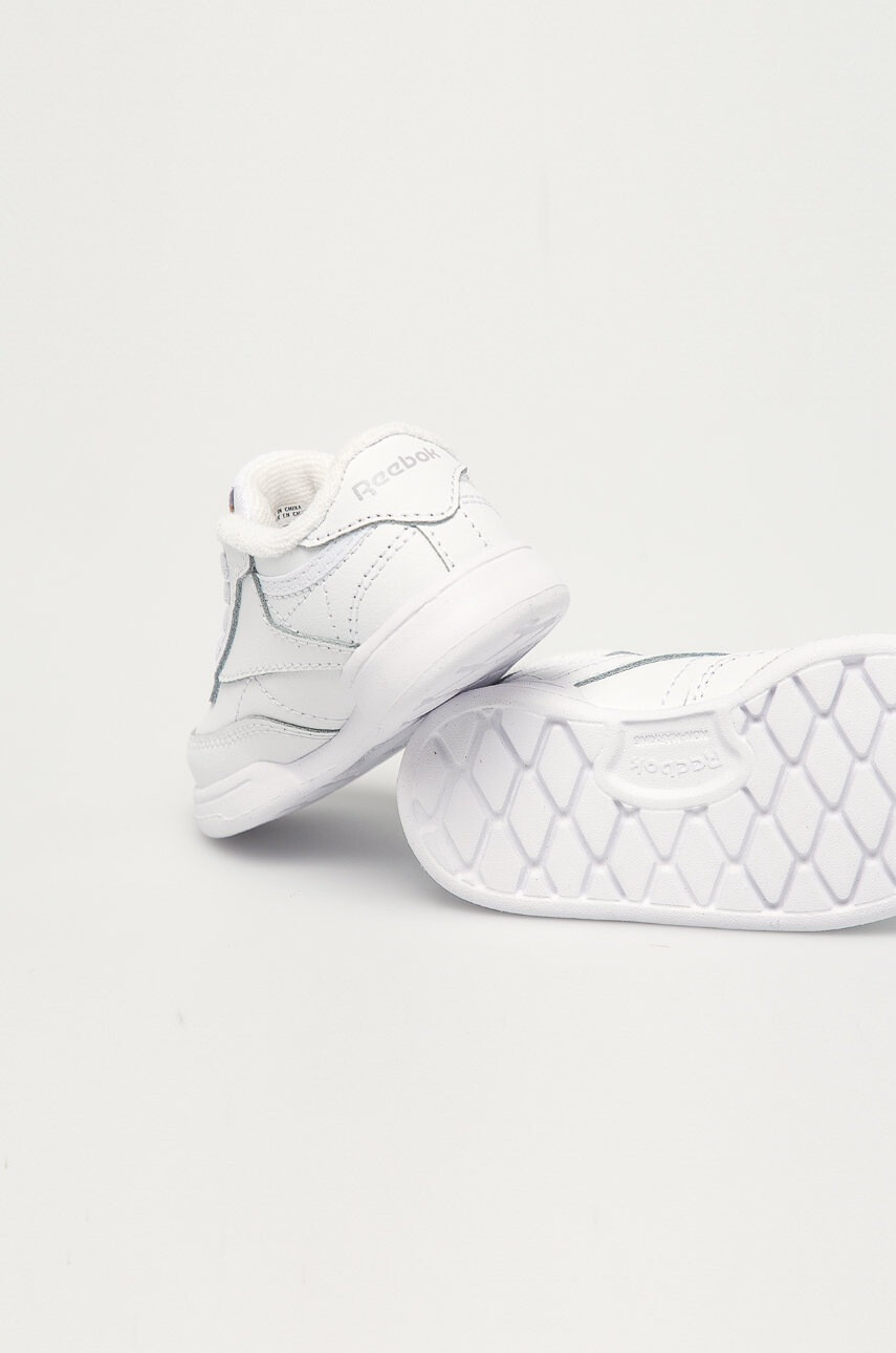 Reebok Classic Детски кожени обувки FZ2095 в бяло - Pepit.bg