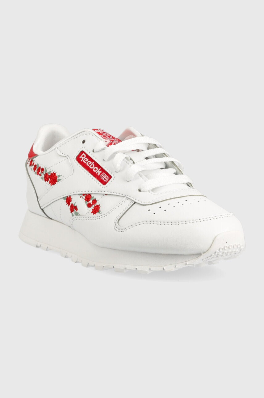 Reebok Classic Детски маратонки CL LTHR в бяло - Pepit.bg