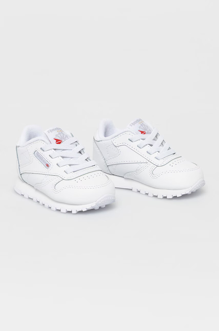 Reebok Classic Детски обувки CL LTHR FZ2093 в бяло - Pepit.bg