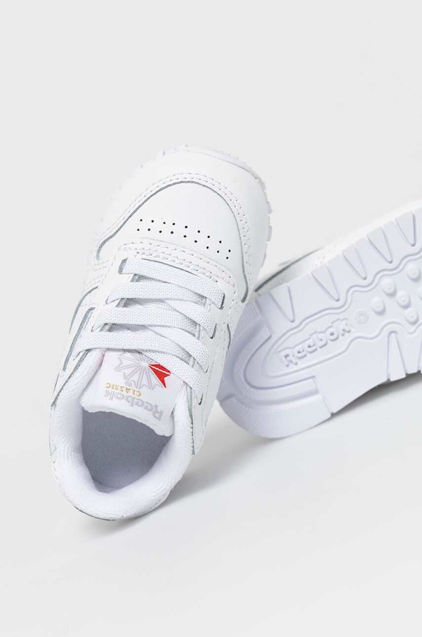 Reebok Classic Детски обувки CL LTHR FZ2093 в бяло - Pepit.bg