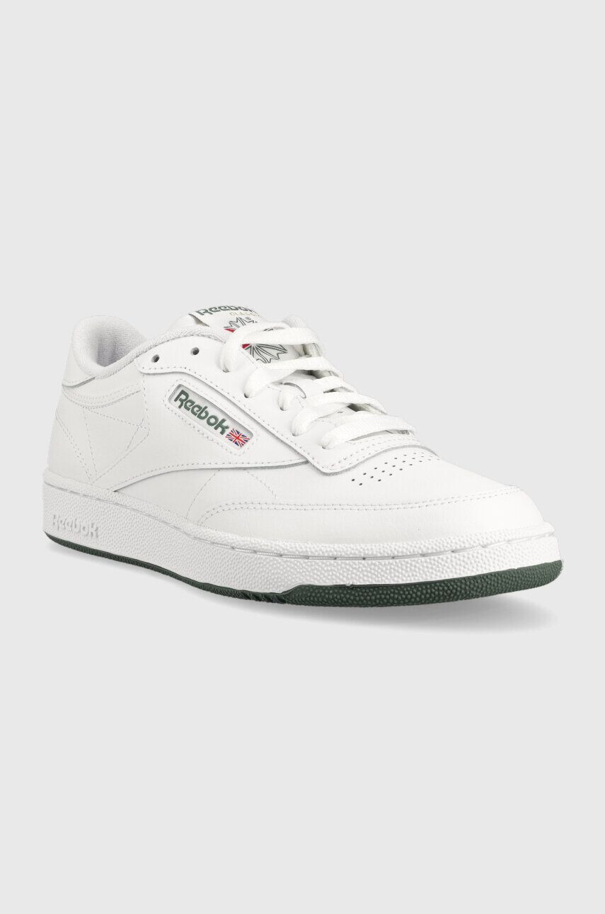 Reebok Classic Кожени маратонки CLUB C 85 в бяло FZ6014 - Pepit.bg