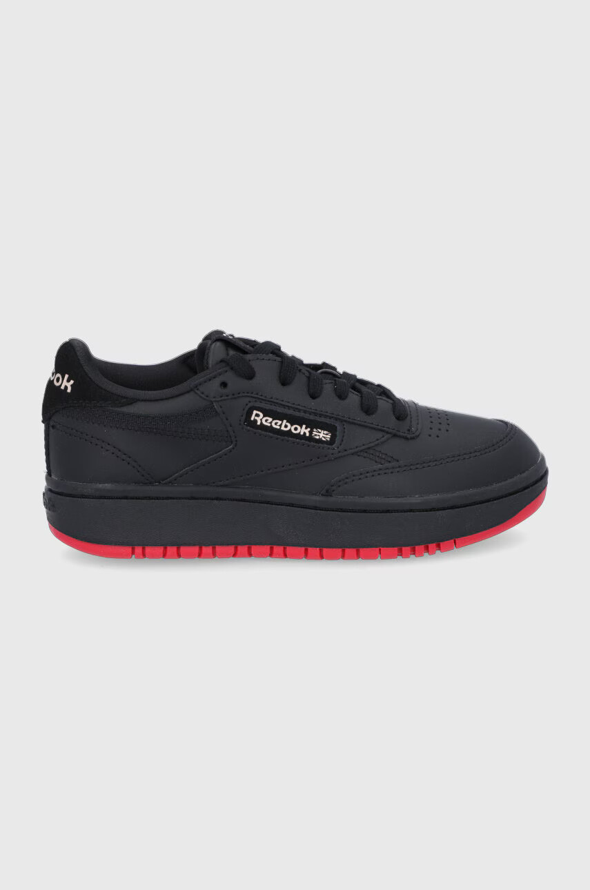 Reebok Classic Обувки Club C Double в черно с платформа - Pepit.bg