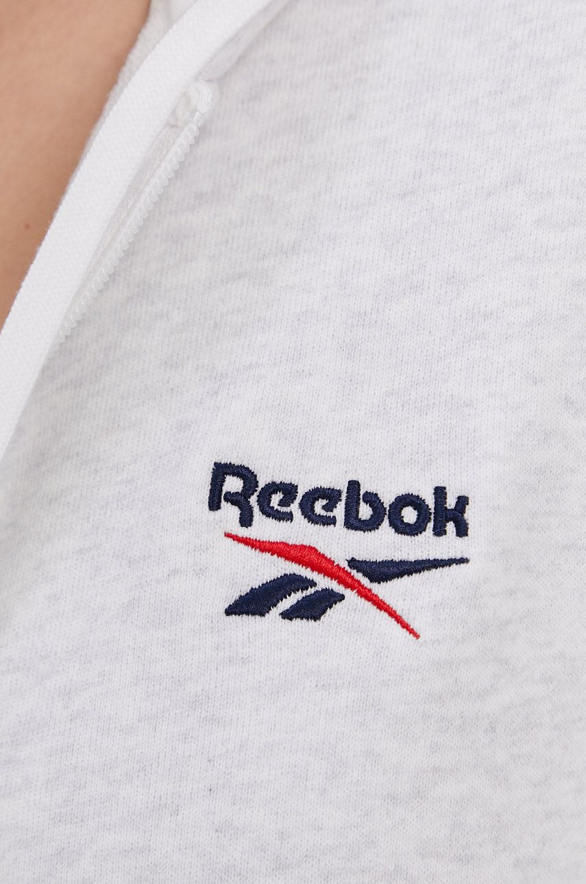 Reebok Classic Памучен суичър в зелено с изчистен дизайн - Pepit.bg