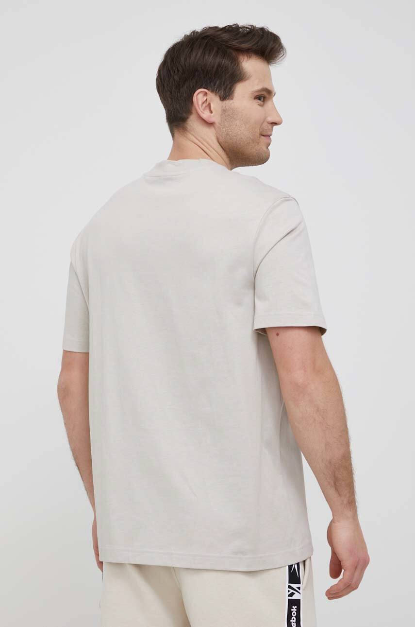 Reebok Classic Памучна тениска HD4016 в сиво с принт - Pepit.bg