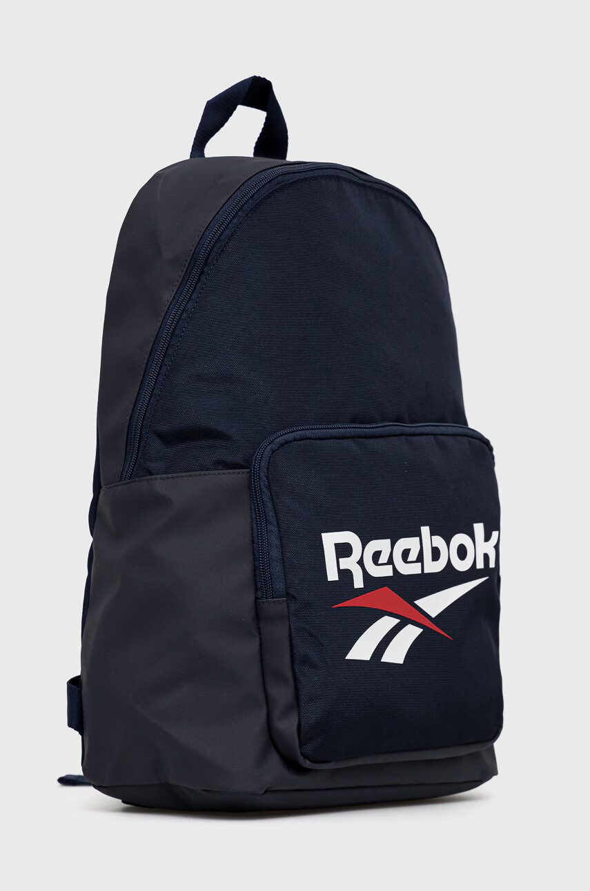 Reebok Classic Раница GP0152 в тъмносиньо голям размер с принт - Pepit.bg