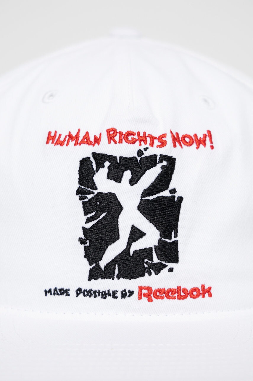 Reebok Classic Шапка HE4657 в бяло с апликация - Pepit.bg