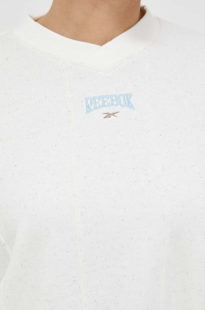 Reebok Classic Суичър в бежово меланж на - Pepit.bg
