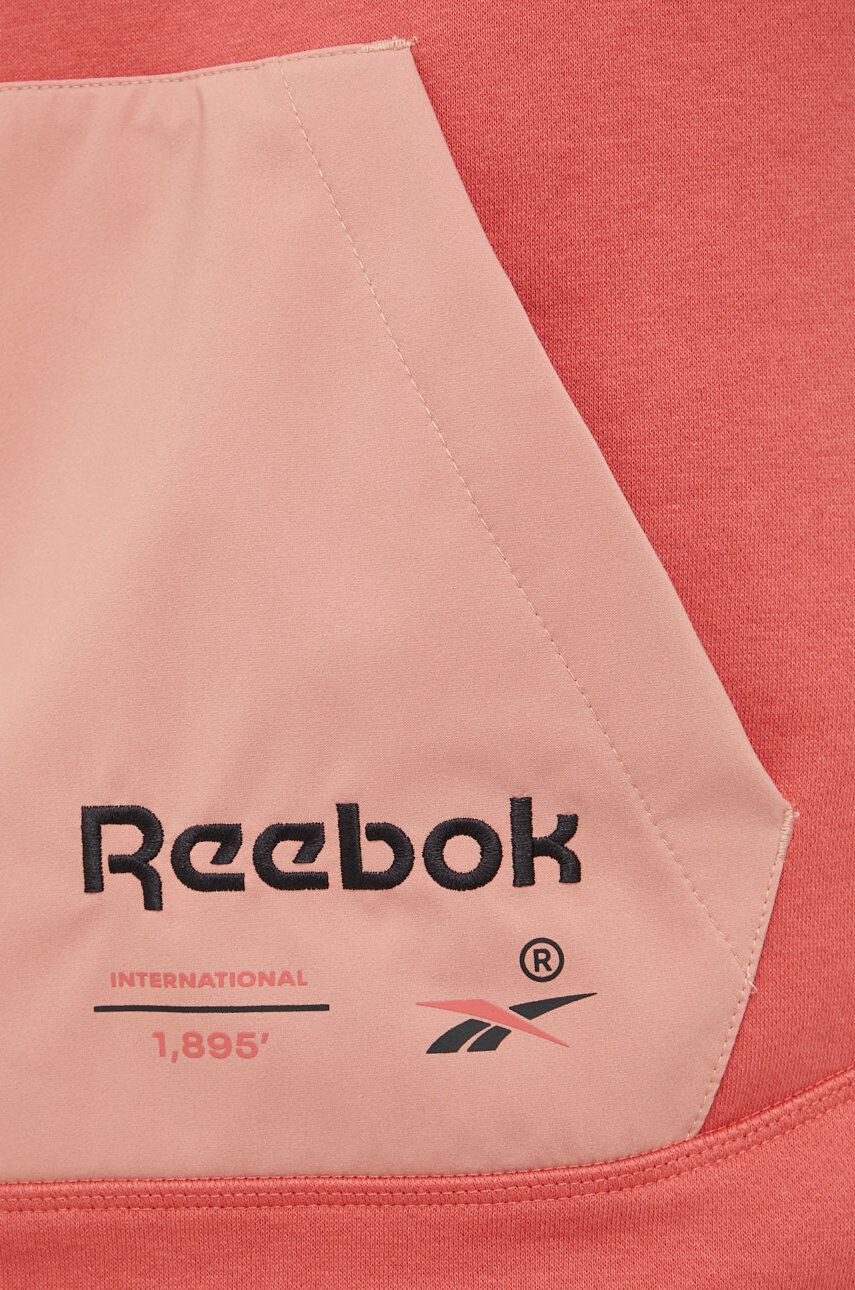 Reebok Classic Суичър в оранжево с апликация - Pepit.bg