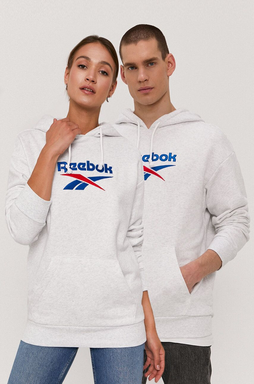 Reebok Classic Суичър GU3874 в сиво с апликация - Pepit.bg