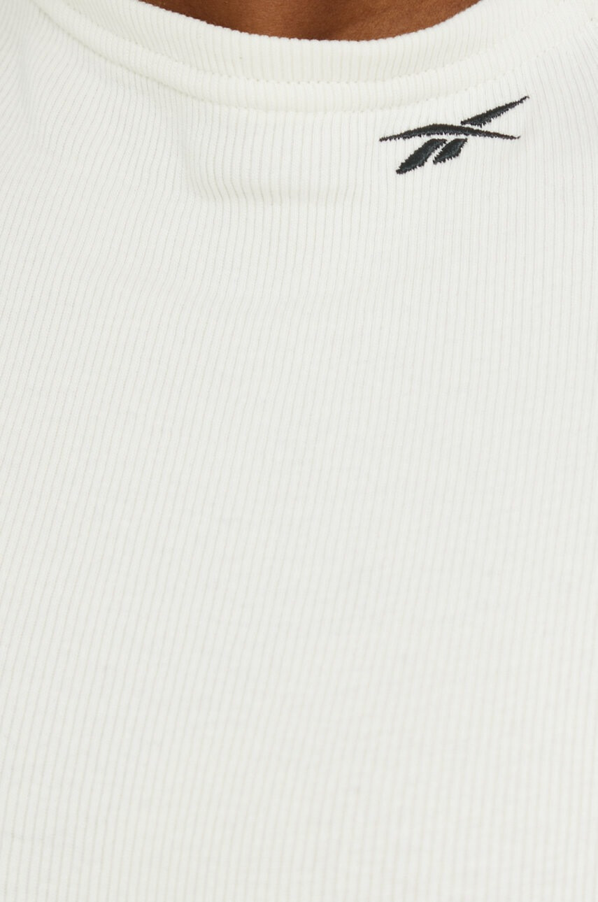 Reebok Classic Тениска в черно с ниско поло - Pepit.bg