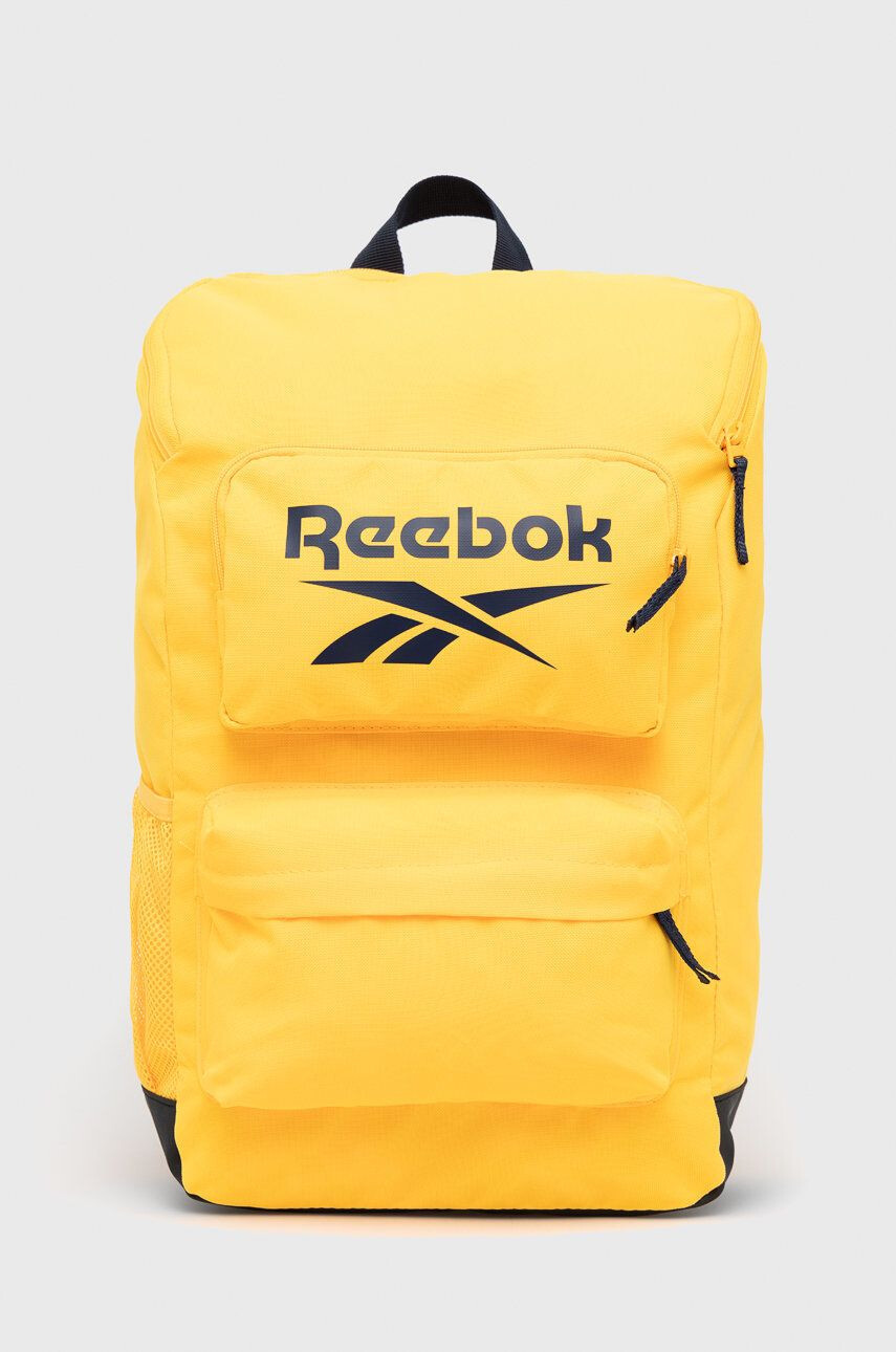 Reebok Детска раница H21120 в жълто голям размер с принт - Pepit.bg