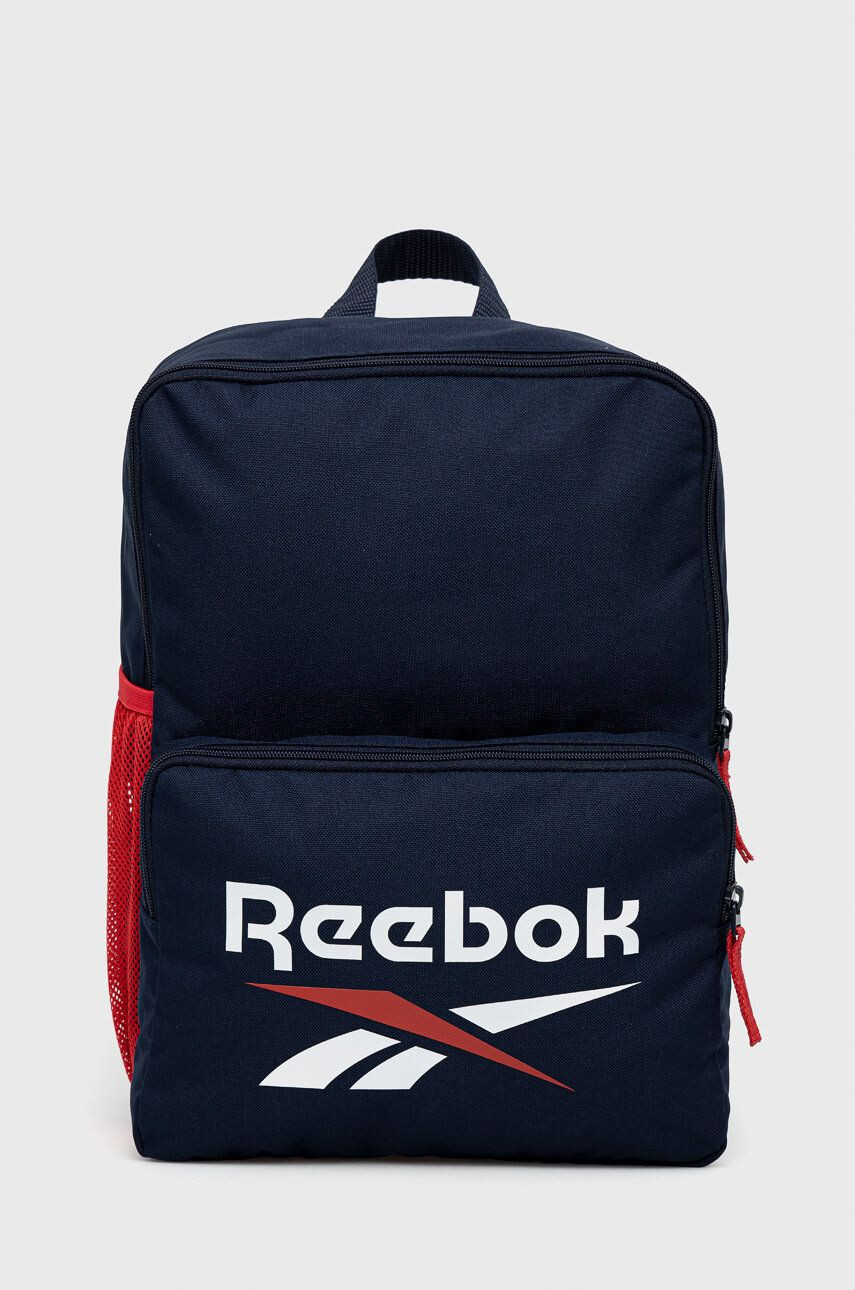 Reebok Детска раница в тъмносиньо голям размер с принт - Pepit.bg