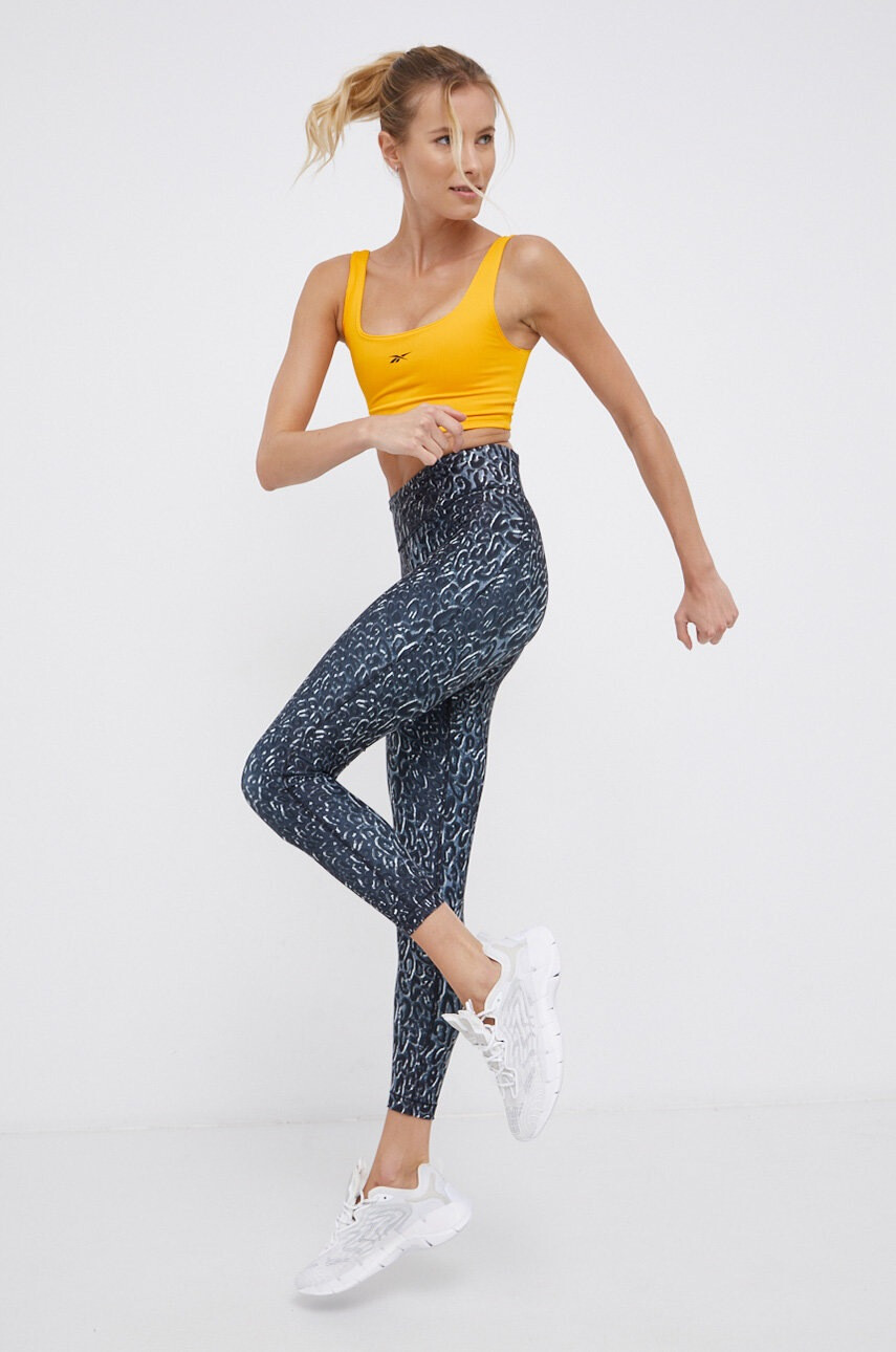 Reebok Клин H43949 дамски в черно с десен - Pepit.bg
