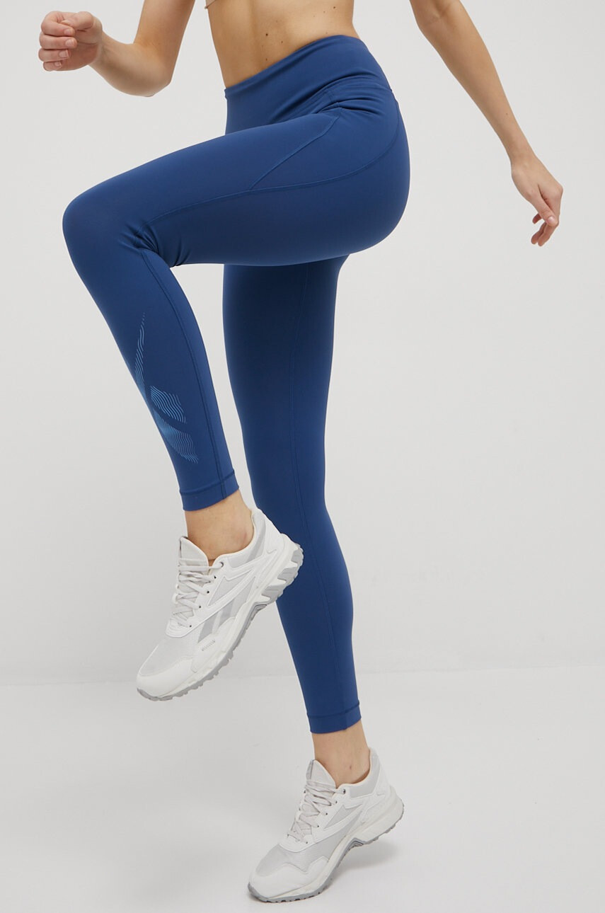 Reebok Клин за трениране H56591 дамски в тъмносиньо с принт - Pepit.bg