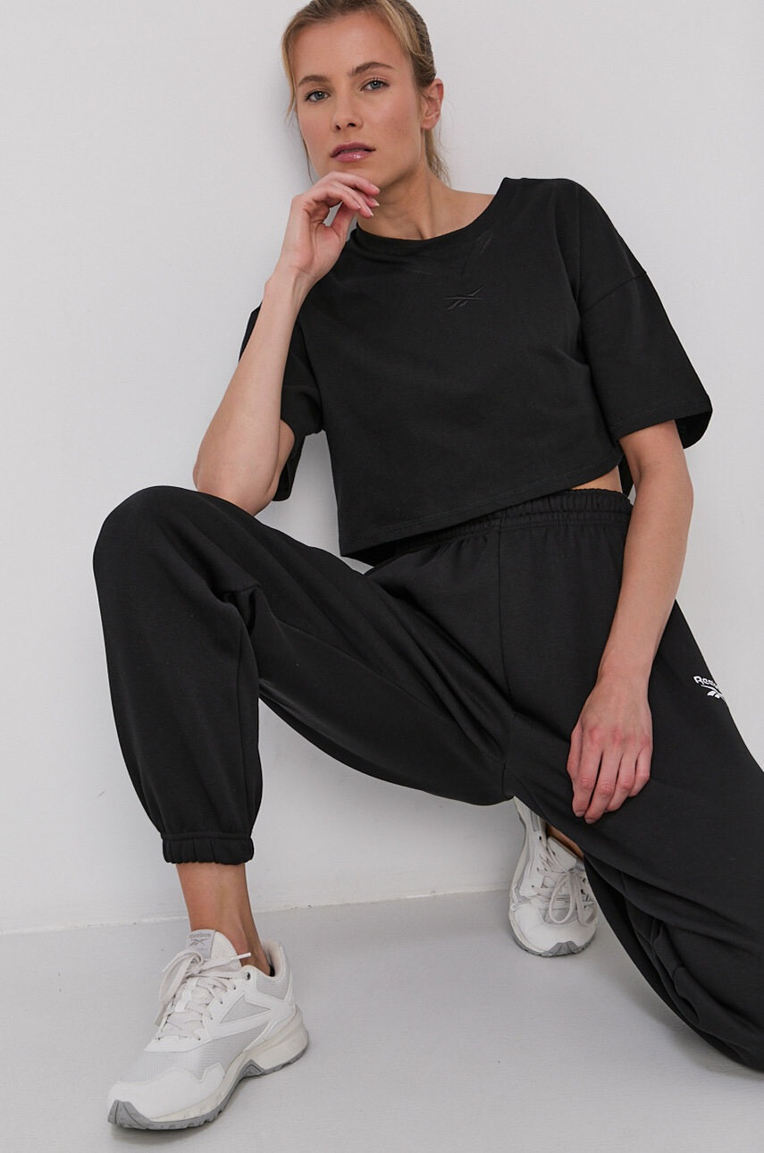 Reebok Памучна тениска GU3279 - Pepit.bg