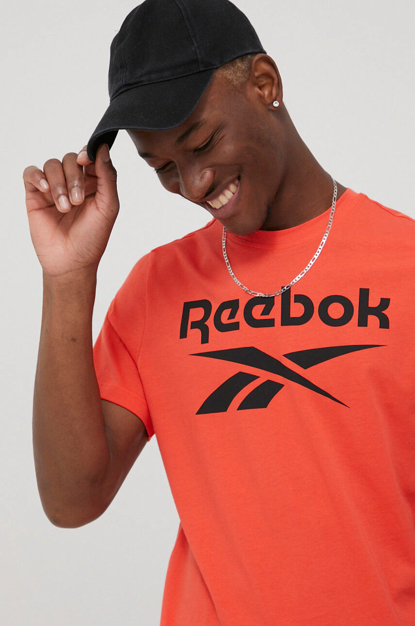 Reebok Памучна тениска HF0772 - Pepit.bg