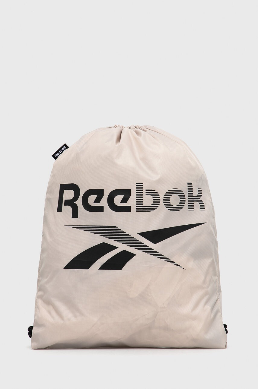 Reebok Раница в бежово с принт - Pepit.bg